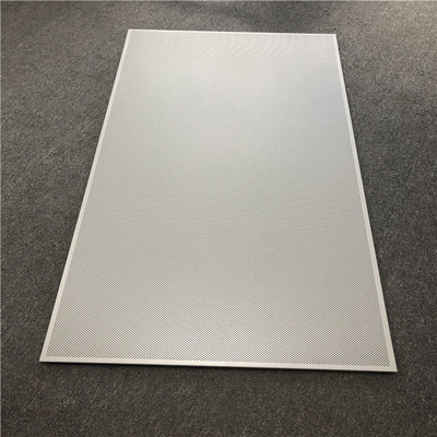 600x1200 Perforowany aluminiowy metalowy sufitowy klips akustyczny w panelach sufitowych