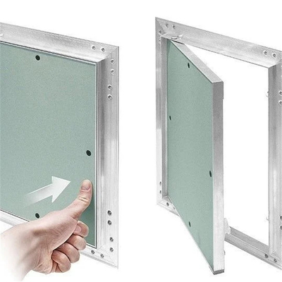 Panel dostępowy do płyt gipsowo-kartonowych w kolorze białym Proszek 450x450 Panel dostępowy