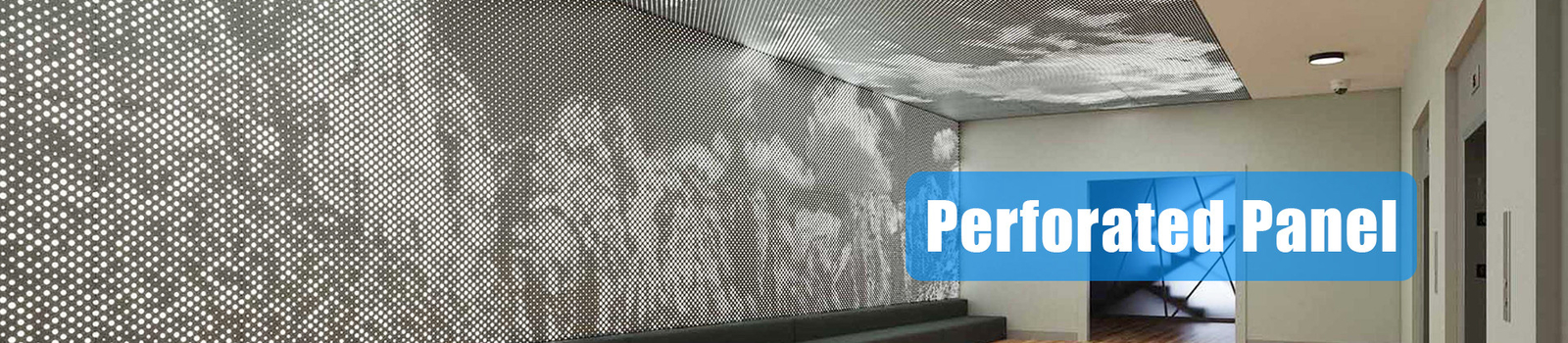Perforowany panel metalowy