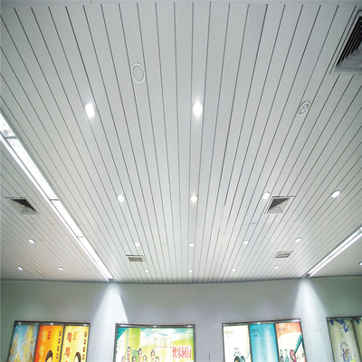 100 mm aluminiowy metalowy sufit Aluminiowe perforowane panele sufitowe z listwą G