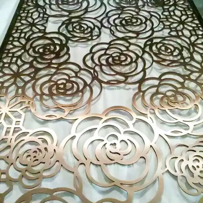 Zindywidualizowany panel cięcia laserowego metalowego PVDF Perforated Wall Panel