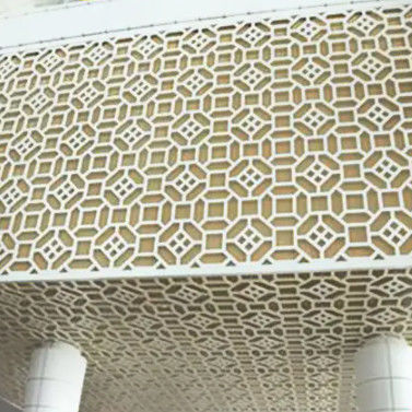 Zindywidualizowany panel cięcia laserowego metalowego PVDF Perforated Wall Panel