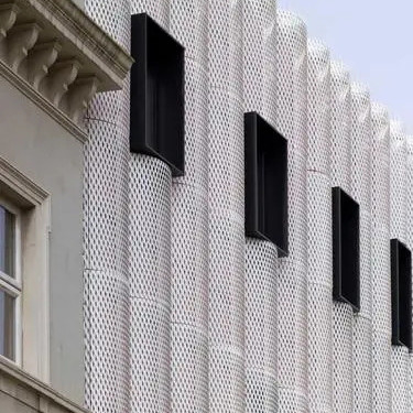 Fasada Rozszerzona zewnętrzna siatka ścienna Panel ze stopu aluminium o grubości 2,35 mm