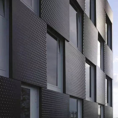 Niestandardowe panele aluminiowe z perforowaną fasadą PVDF panele aluminiowe do fasad