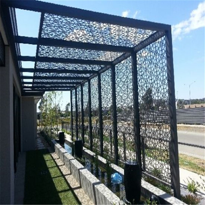 PVDF Laserowo wycinane panele aluminiowe 5 mm Dekoracyjne zewnętrzne panele ścienne