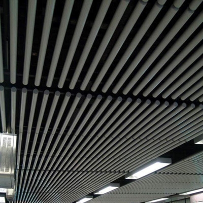 Rurowa przegroda Aluminiowy metalowy panel sufitowy Nieukryta grubość 0,7 mm