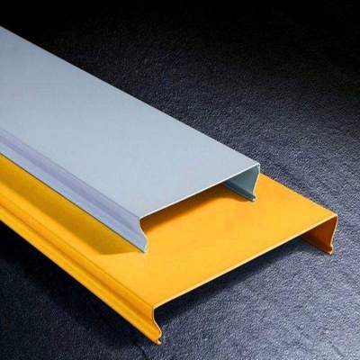 C Strip Aluminiowy metalowy sufit Dostosowany rozmiar i kolor 16 mm wysokości