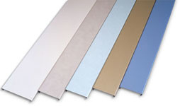 Nowoczesny sufit aluminiowy C-Strip 300x3000x16mm o grubości 0,4mm