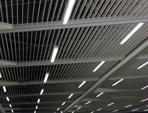 Ognioodporny ekran Aluminiowy metalowy sufit 200x3000mm łatwe do czyszczenia