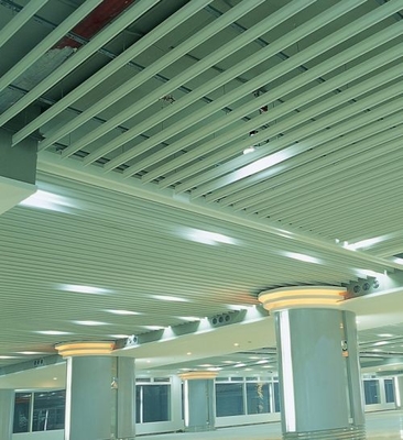 Ognioodporny ekran Aluminiowy metalowy sufit 200x3000mm łatwe do czyszczenia