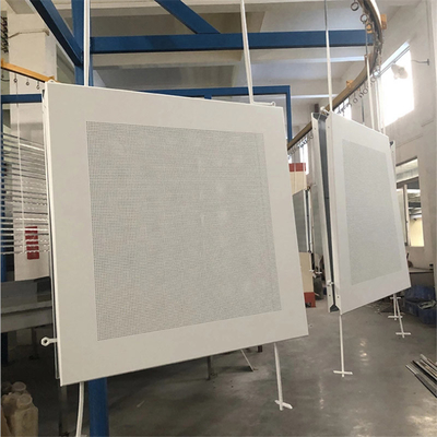 Perforowany sufit podwieszany z aluminium o grubości 0,7 mm