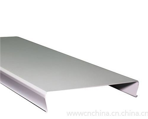 Nowoczesny aluminiowy sufit w kształcie litery U o wymiarach 185 x 3000 mm o grubości 0,5 mm