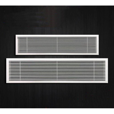 Dyfuzor powietrza z metalową żaluzją ze stopu aluminium 10869 x 180 mm do sali konferencyjnej