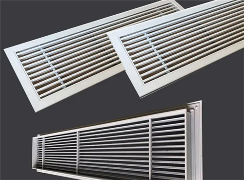 Dyfuzor powietrza z metalową żaluzją ze stopu aluminium 10869 x 180 mm do sali konferencyjnej