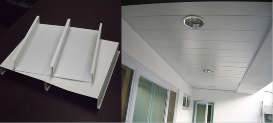 Wodoodporny sufit ze stopu aluminium H do centrum handlowego