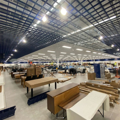 600x1200mm Aluminiowy sufit typu T z otwartymi komórkami i strukturą T15