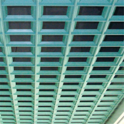 100x100 Pyramid System Sufitów Otwartych Komórek Aluminiowy Sufit Siatkowy