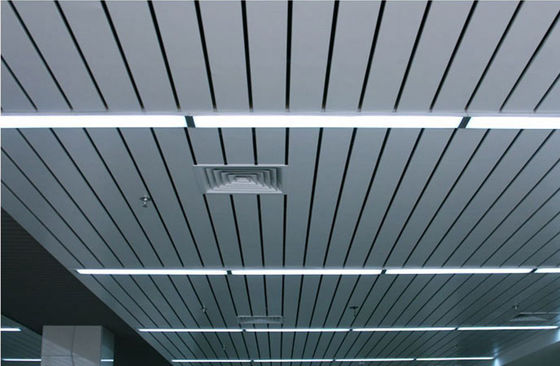 85mm aluminiowy metalowy sufit do basenu Aluminiowy panel sufitowy w kształcie litery U