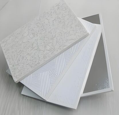 Płytki sufitowe zawieszone z gipsu o wymiarach 7 mm 600X600